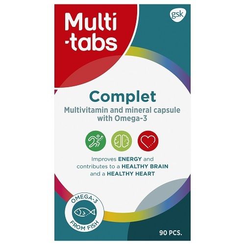 Multi-tabs Complet Monivit. + Omega-3 90 kaps.