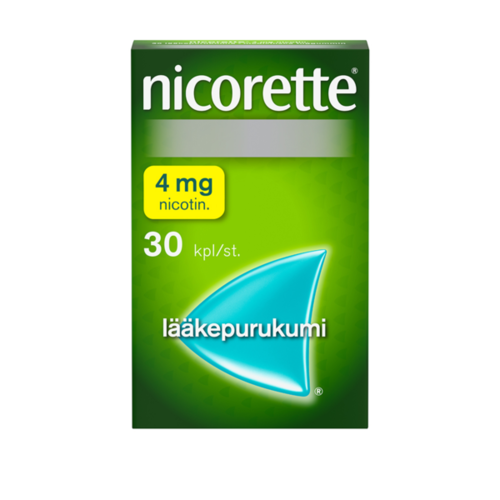 NICORETTE lääkepurukumi 4 mg 30 fol