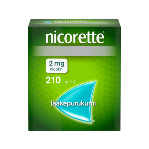 NICORETTE lääkepurukumi 2 mg 210 fol