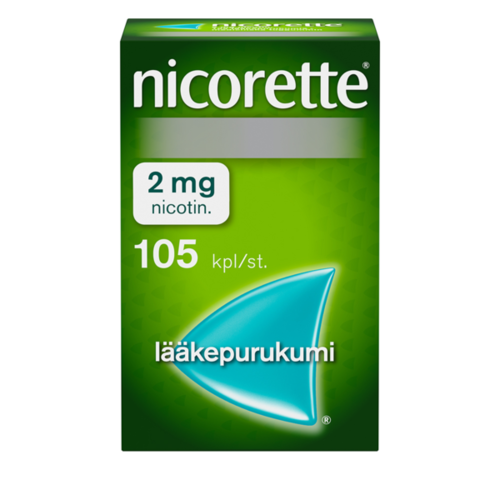 NICORETTE lääkepurukumi 2 mg 105 fol