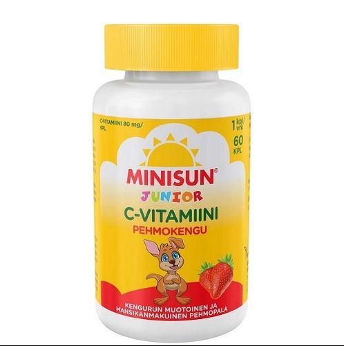Minisun C-vitamiini Pehmokengu Mansikka