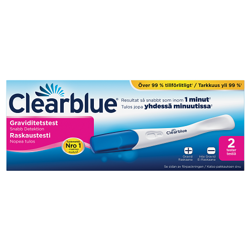 Clearblue raskaustesti nopea tulos