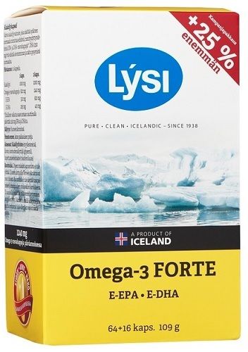 Lysi Omega-3 Forte 80 kaps