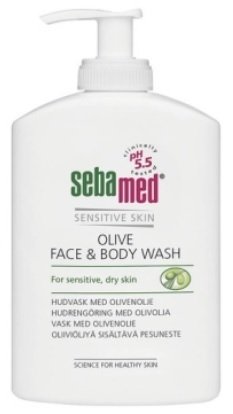 Sebamed Olive Face & Body Wash pumppupullo