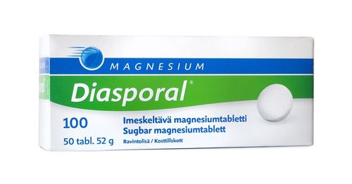 Diasporal Magnesium 100 imeskelytabletti 50 kpl