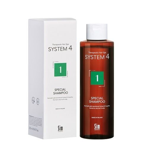 System4 1 Special shampoo rasvoittuva, hilseilevä hiuspohja
