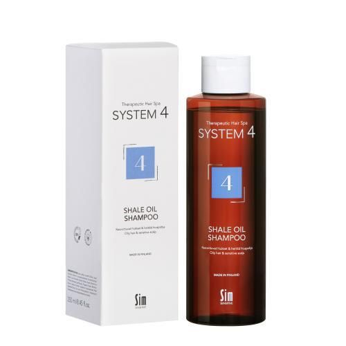 System4 4 Shale oil shampoo ylirasvoittuva hiuspohja