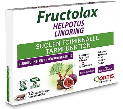 Fructolax Helpotus kuutio