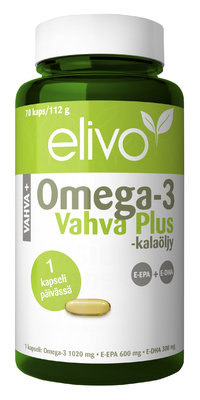 Elivo Omega-3 Vahva Plus 70 kaps