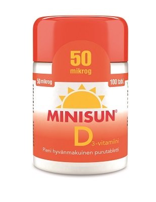 Minisun D-vitamiini 50 mikrog