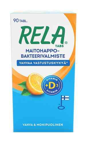 Rela Tabs Appelsiini + D3
