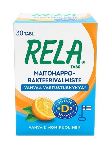Rela Tabs Appelsiini + D3