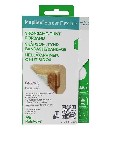 Mepilex Border Flex Lite 4x5 cm 4 kpl