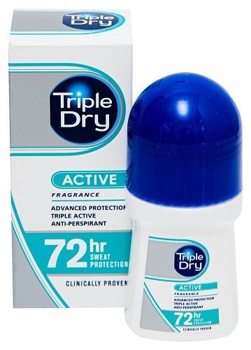 Triple Dry Active 72 h roll-on 50 ml turkoosi