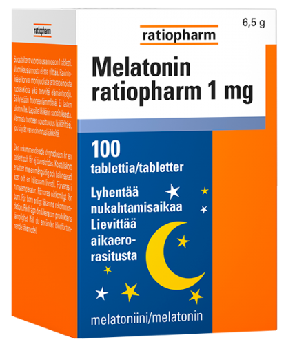 Melatonin ratiopharm 1 mg 100 tabl.