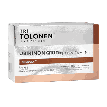 Tohtori Tolosen Ubikinon Q10 100 mg 180 kaps.