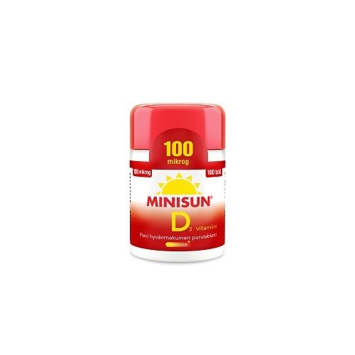 Minisun D-vitamiini 100 mikrog