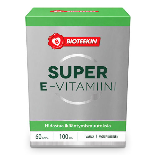 Bioteekin Super E-vitamiini 60 kaps