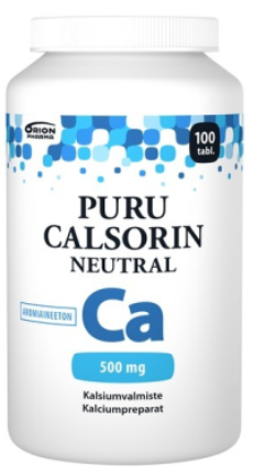 Puru Calsorin Neutral 500 mg 100 tabl.