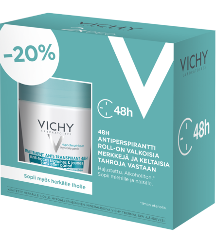 Vichy Anti-trace tahraamaton deo 50 ml x 2 kpl