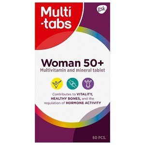 Multi-tabs Woman 50+ Monivitamiini 60 tabl.