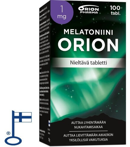 Melatoniini Orion 1 mg