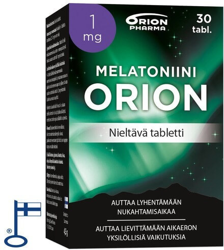 Melatoniini Orion 1 mg