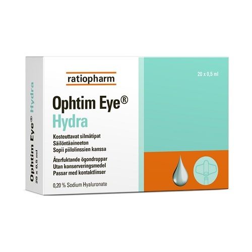 Ophtim Eye Hydra silmätipat pipetit