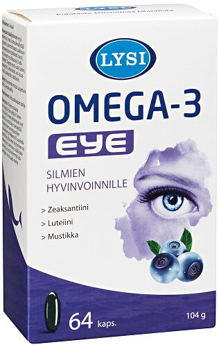 Lysi Omega-3 Eye 64 kaps