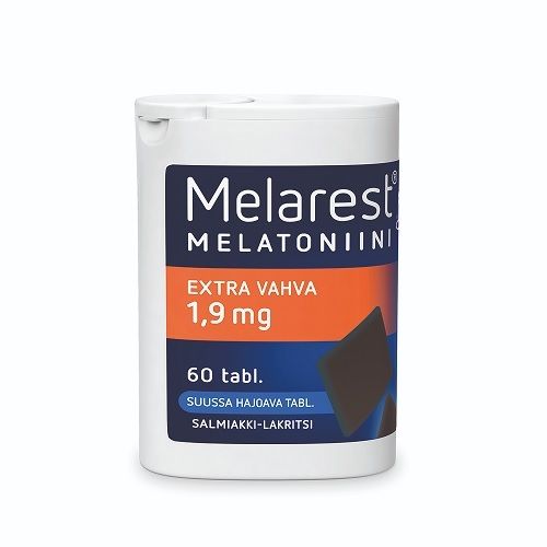 Melarest Extra Vahva salm./lakritsi 1,9 mg 60 purutabl.