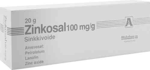 Zinkosal 100 mg/g sinkkivoide 20 g