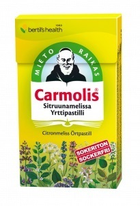 Carmolis Sitruunamelissa yrttipastilli 45 g