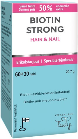 Biotin Strong Hair & Nail 60+30 tabl.