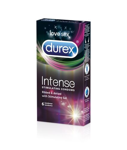 Durex Intense kondomi 6 kpl