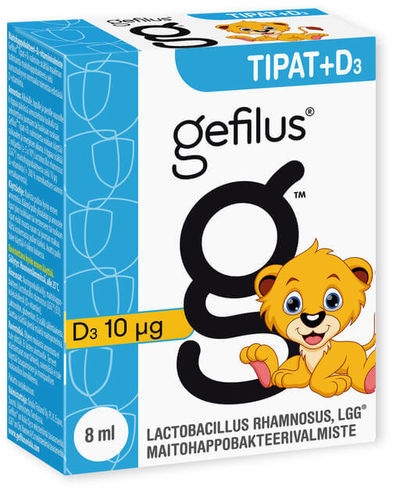 Gefilus tipat +D3 8 ml