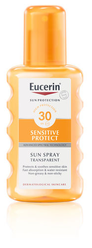 Eucerin Sensitive Protect Sun Spray Transparent SPF30+ 200 ml