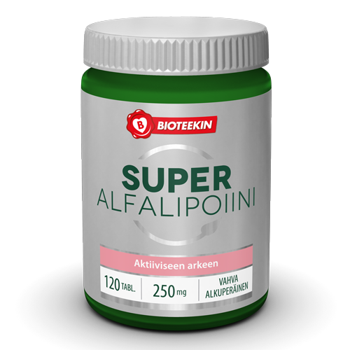Bioteekin Super Alfalipoiini 120 tabl.
