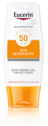 Eucerin Sun Sensitivity Cream Gel Face & Body SPF50+ 150 ml