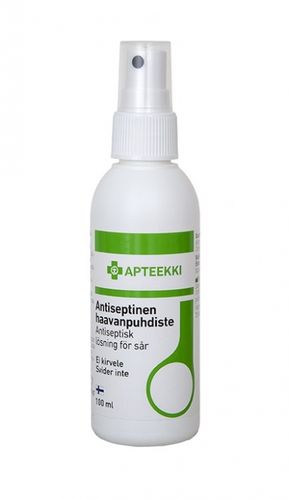 APTEEKKI antiseptinen haavanpuhdiste 100 ml spray