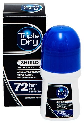 Triple Dry Shield 72h Aktiivihiili Men 50 ml