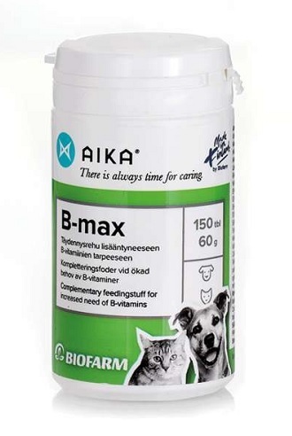 AIKA B-Max vet kissoille ja koirille 150 tabl.
