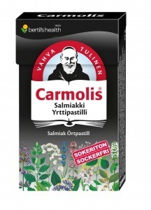 Carmolis Salmiakki yrttipastilli 45 g