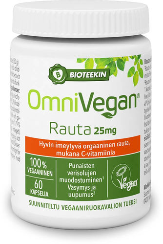 OmniVegan Rauta 25 mg 60 kaps.
