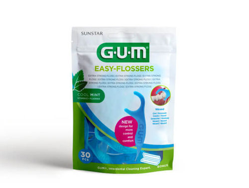 Gum Easy-Flossers Mint hammaslankain 30 kpl