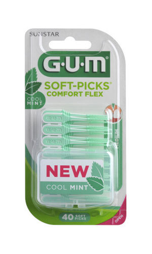 GUM Soft-Picks Comfort Flex Mint 40 kpl