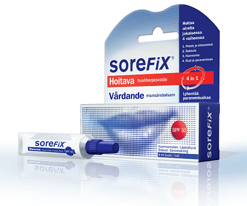 Sorefix hoitava huuliherpesvoide SK 30 6 ml