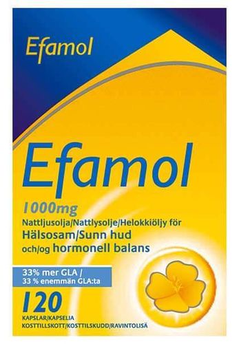 Efamol 1000 mg helokkiöljykapseli 120 kaps