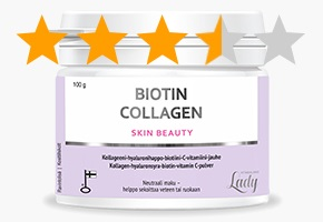 Testissä Biotin Collagen Skin Beauty jauhe