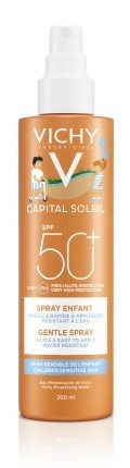 Vichy Capital Soleil aurinkosuojasuihke lapsille SPF50+ 200 ml