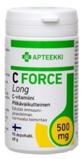 APTEEKKI C FORCE Long 500 mg 90 depottabl.